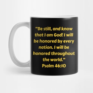 Bible Verse Psalm 46:10 Mug